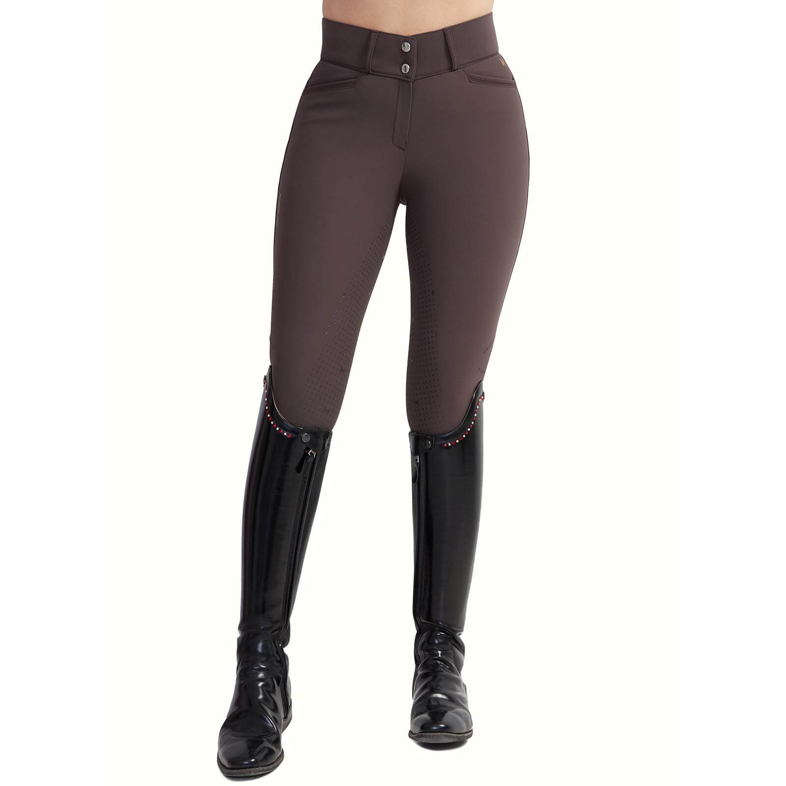 Reithose Damen Full Grip New Era Breeches Vollbesatz Damenreithose