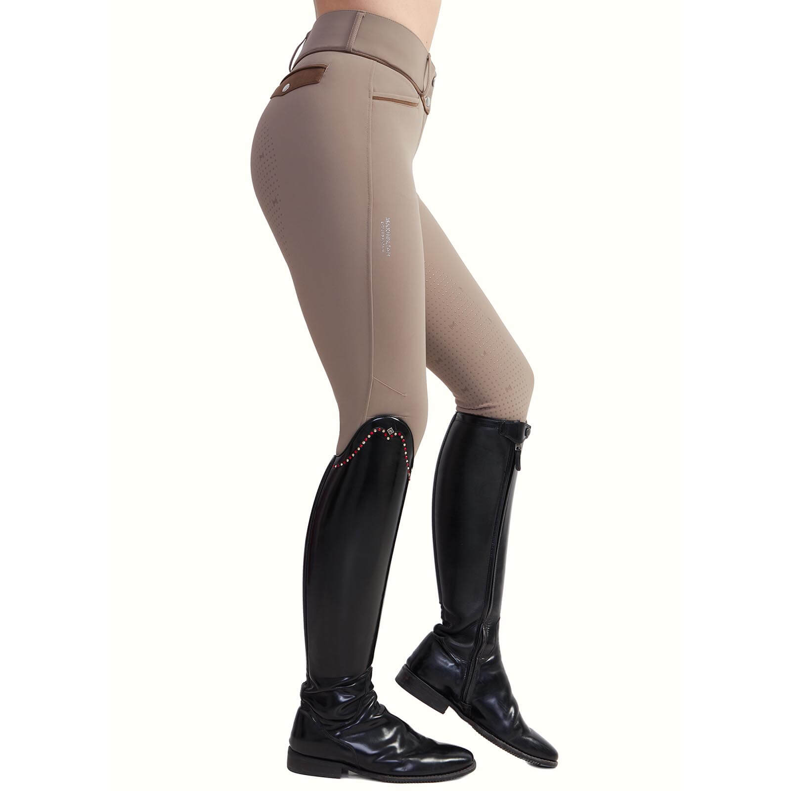 Reithose Damen Full Grip New Era Breeches Vollbesatz Damenreithose