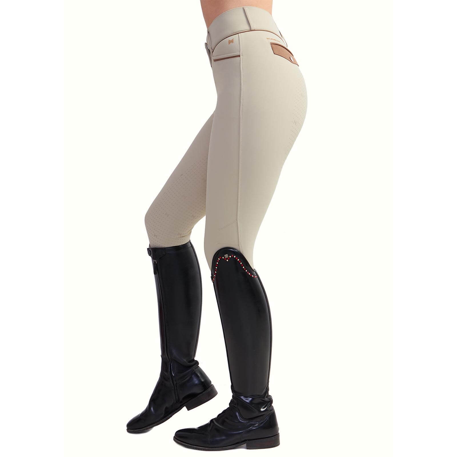 Reithose Damen Full Grip New Era Breeches Vollbesatz Damenreithose