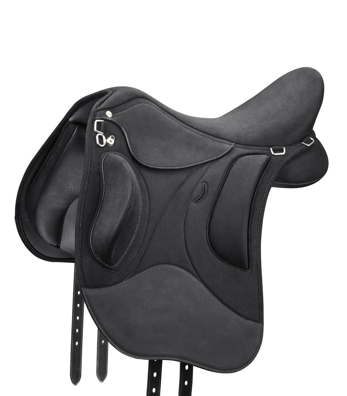 Wintec HART Pro Endurance Sattel, Schwarz, Produkt allein auf weißem Hintergrund.