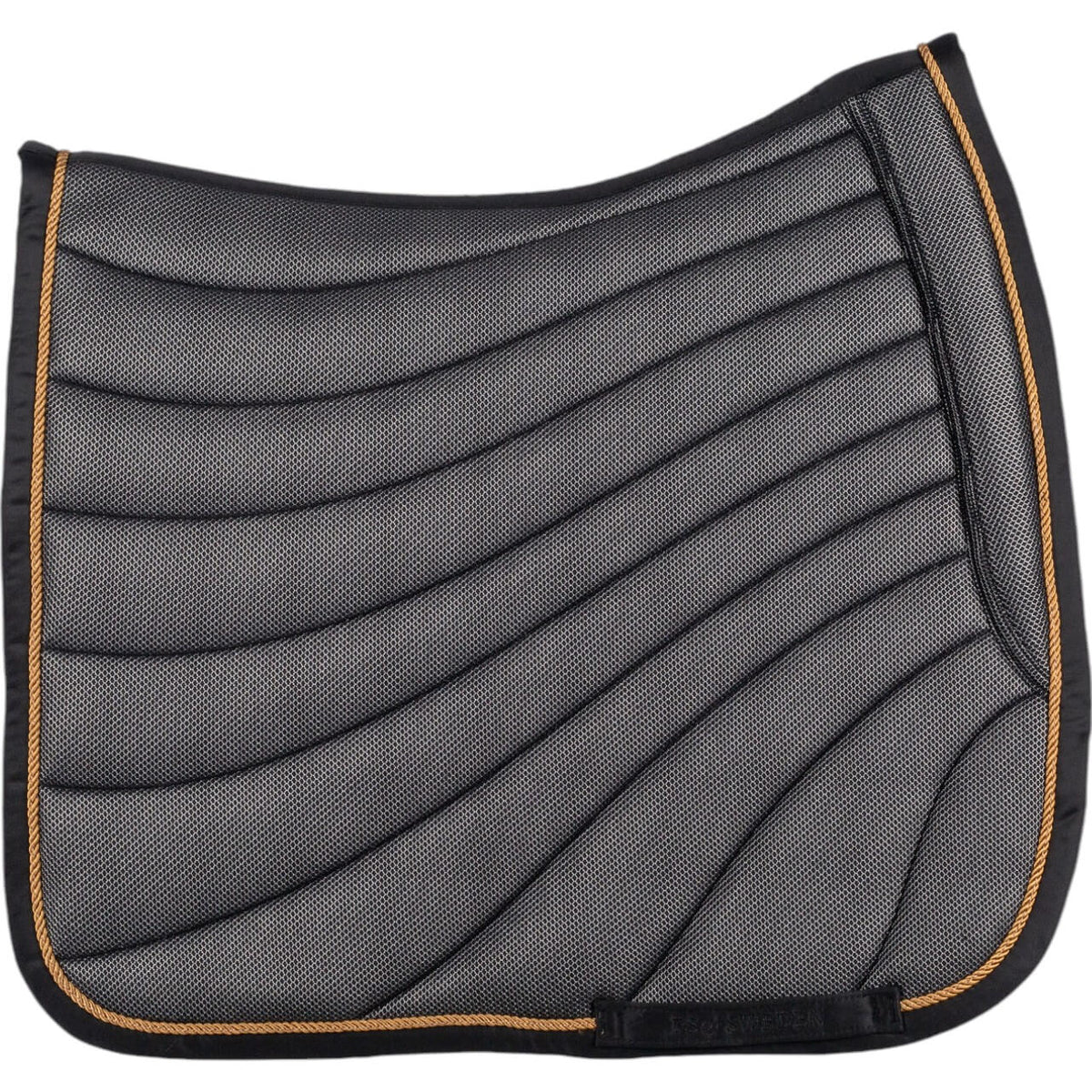PS of Sweden Dressurschabracke Airflow Mesh FS 2025 Schabracke, Schwarz, Produkt allein auf weißem Hintergrund.