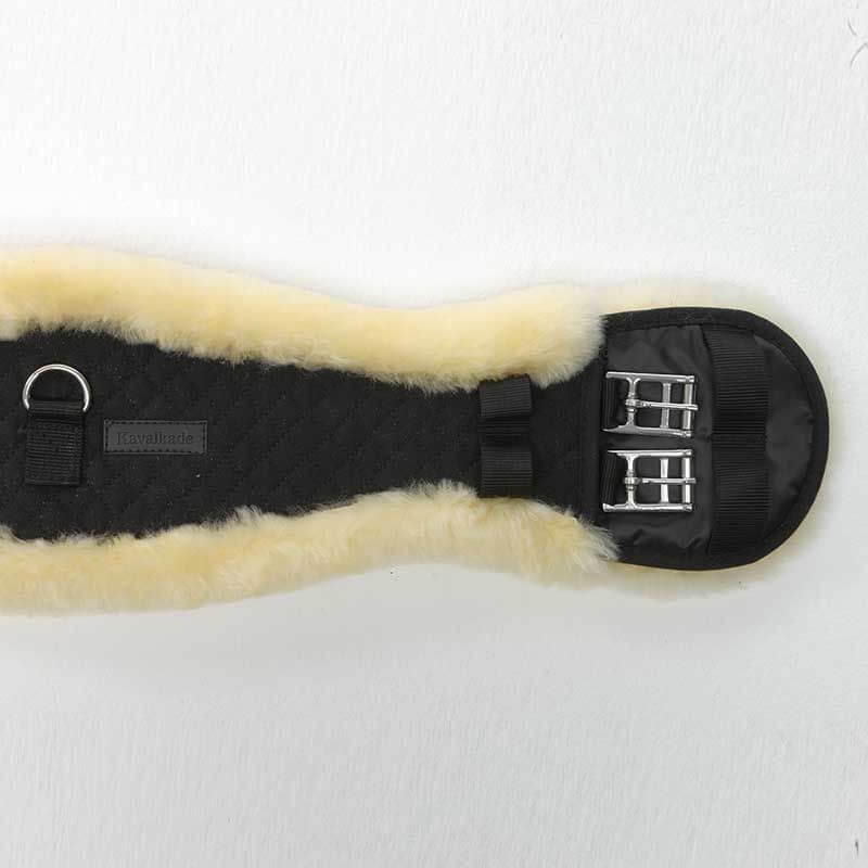 Sattelgurt Lammfell Comfort Kurzgurt