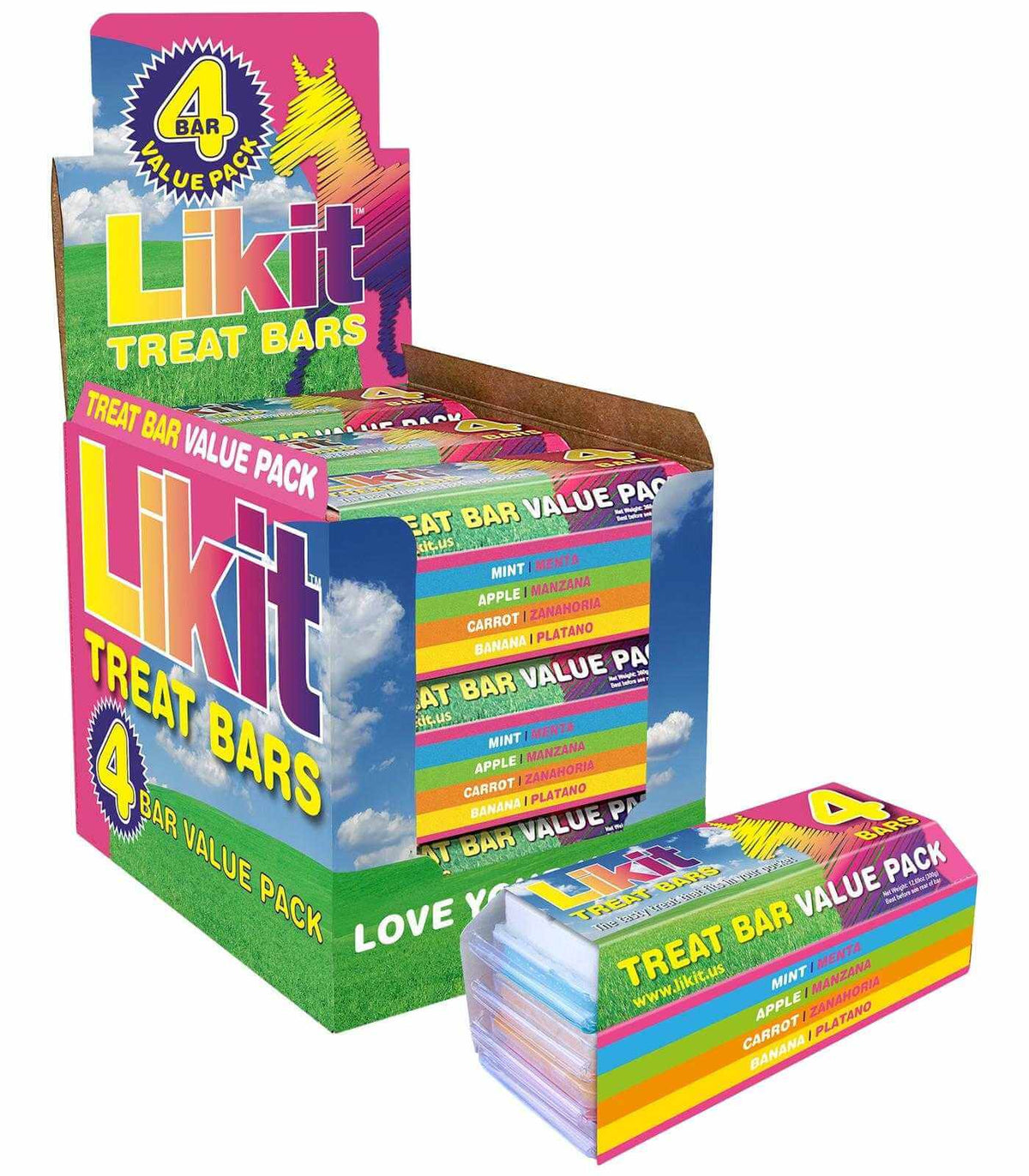 Likit Treat Bar Value Pack (1Pack=4 Riegel)