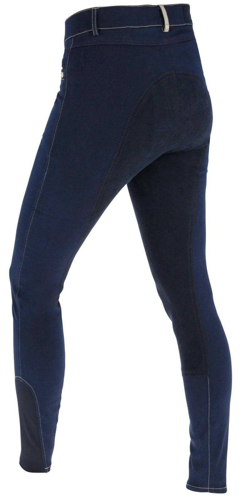 Reithose Damen BasicPlus LS Damenreithose Vollbesatz Kunstleder