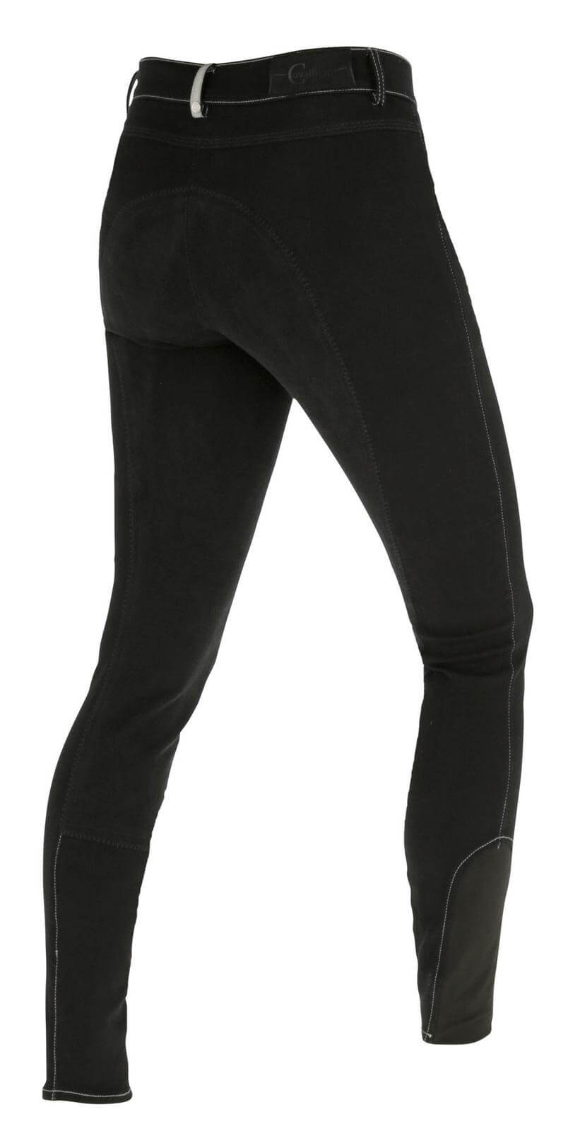 Reithose Damen BasicPlus LS Damenreithose Vollbesatz Kunstleder
