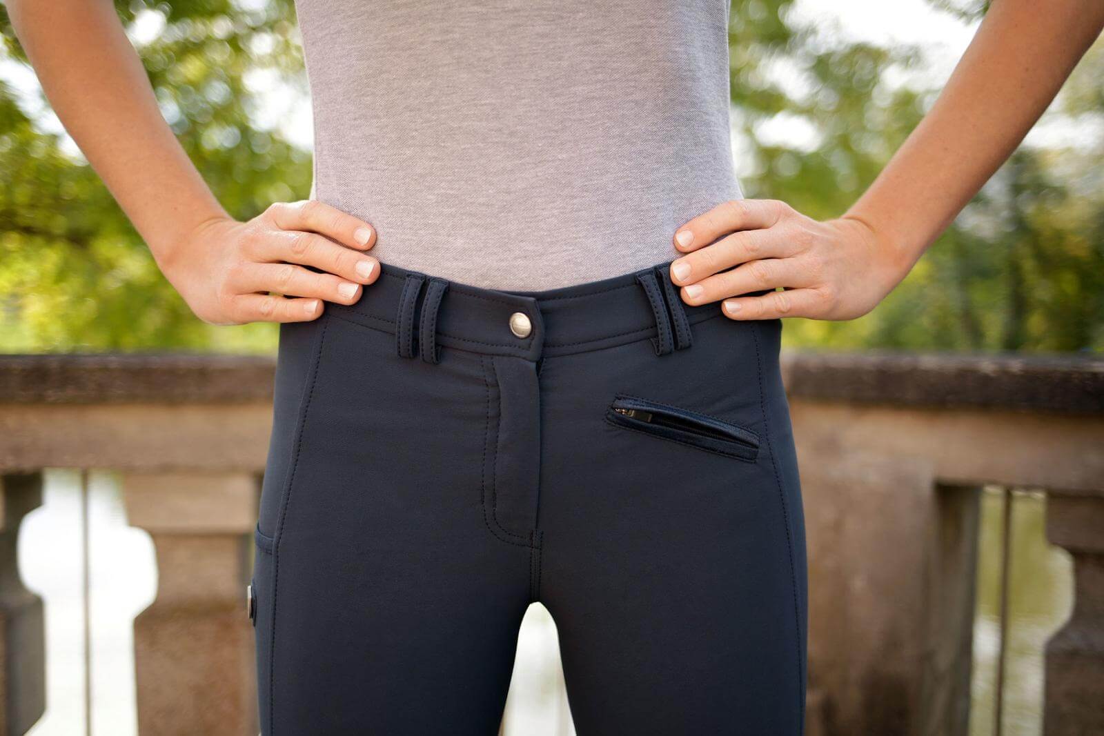 Reithose Kinder Knie-Grip Bali Kinderreithose Kniebesatz