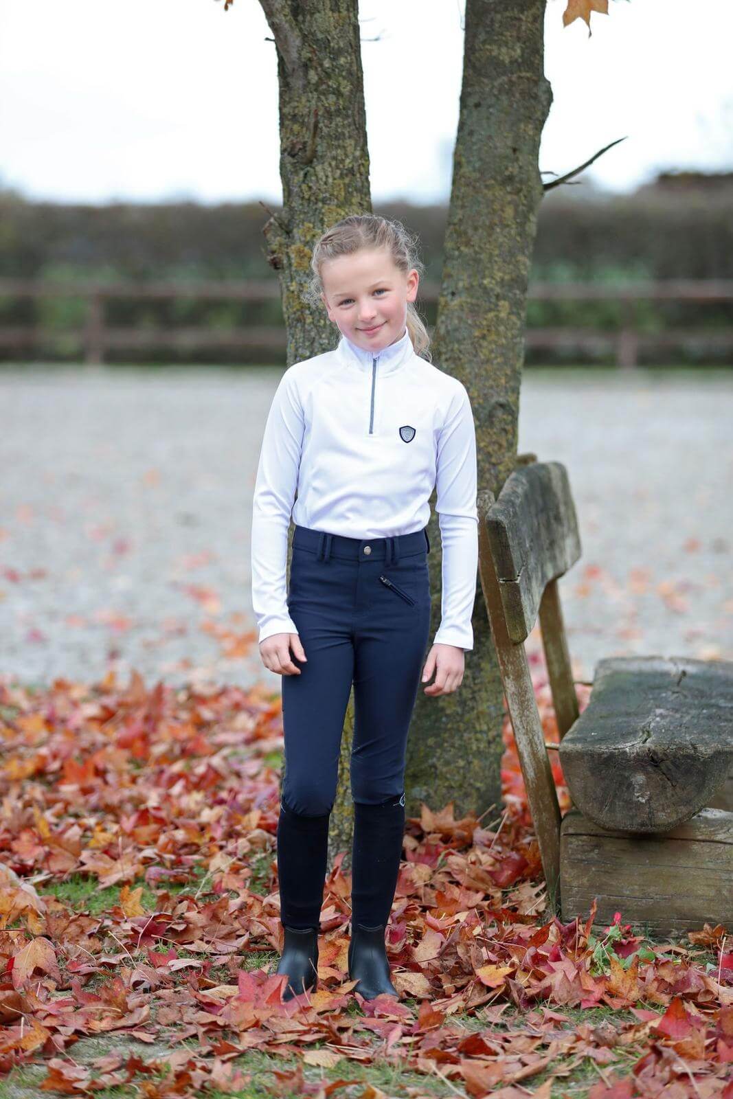 Reithose Kinder Knie-Grip Bali Kinderreithose Kniebesatz