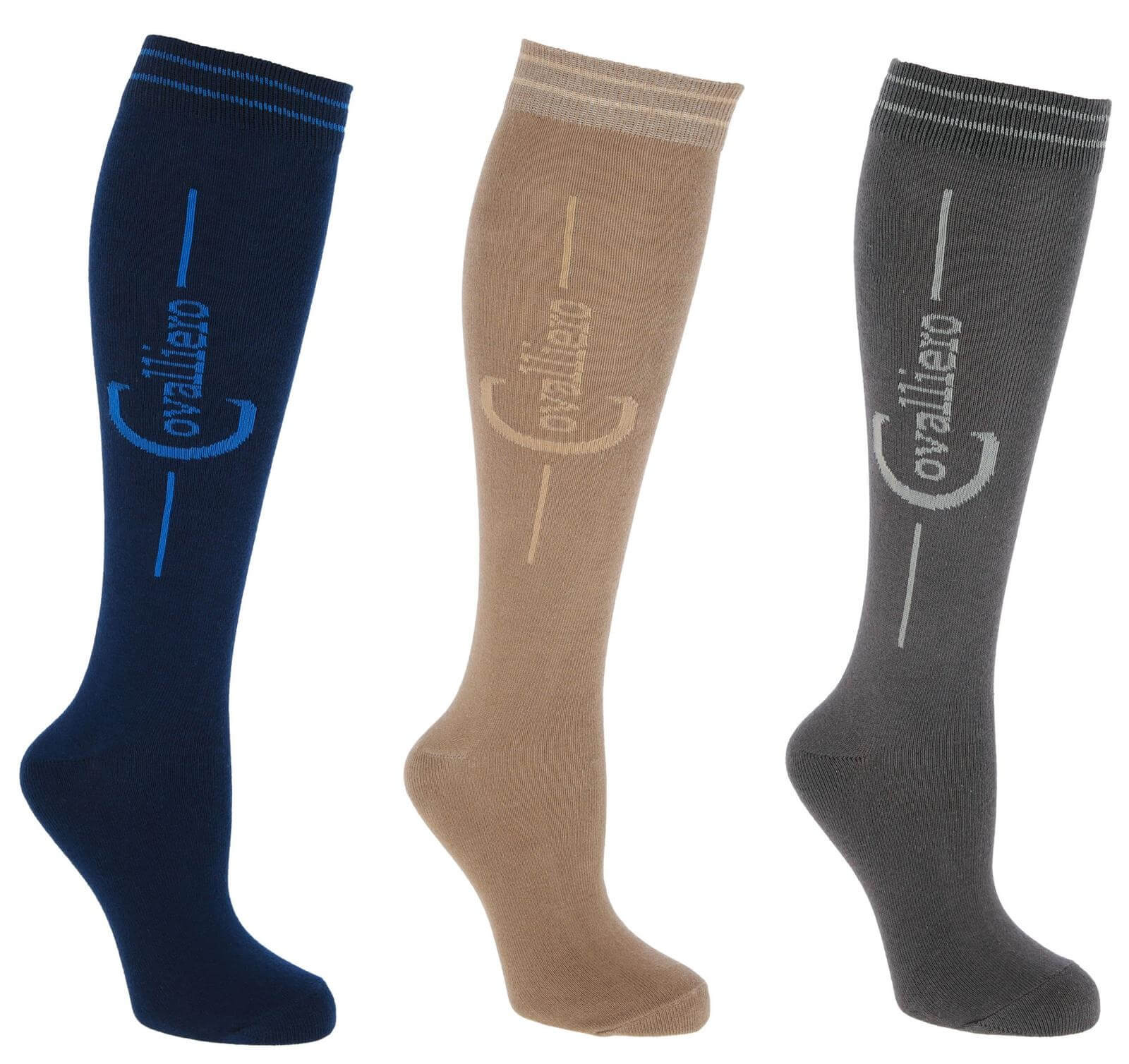 Reitstrumpf Flex 3er Pack Reitsocken