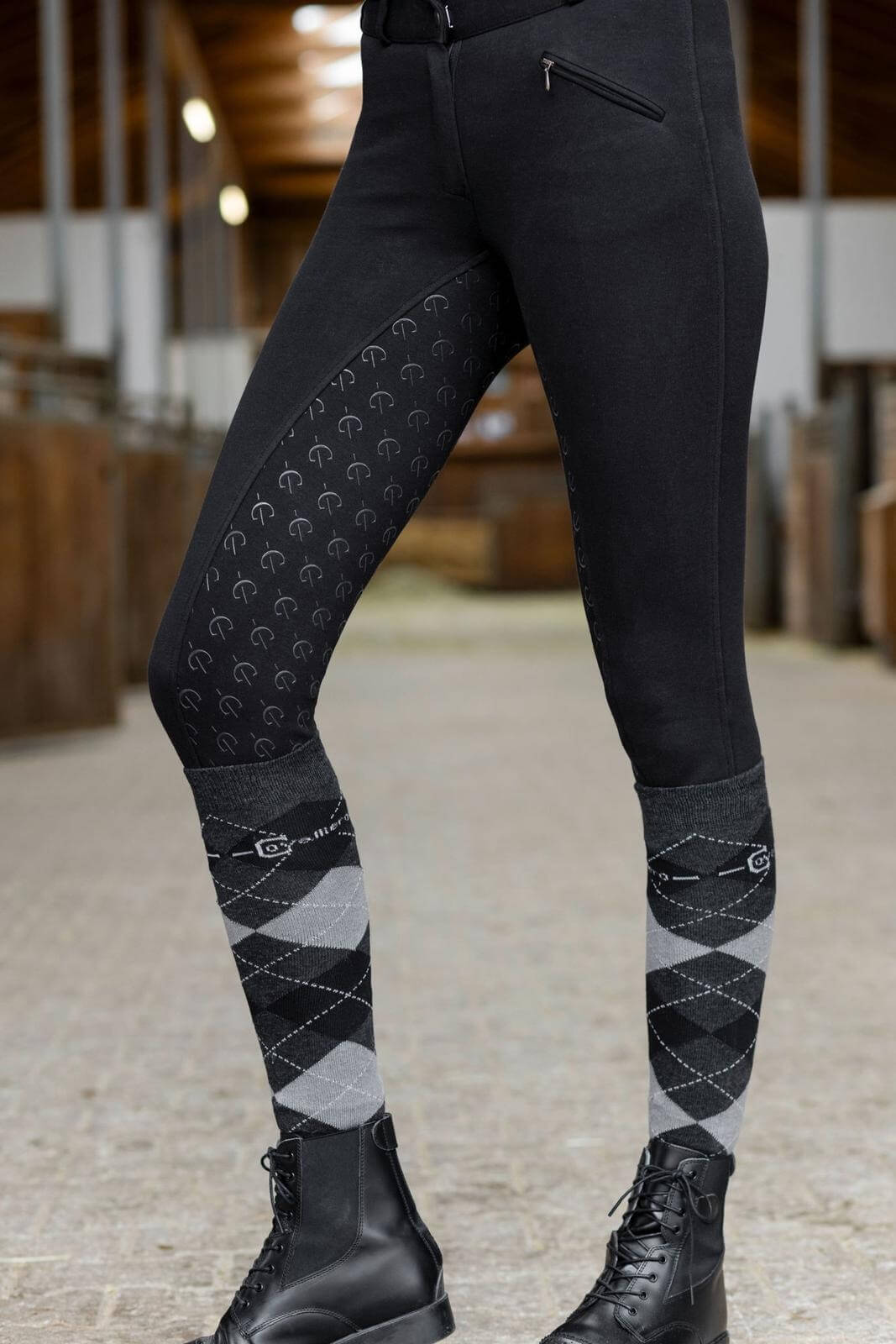 Reithose Damen Full-Grip Organomic Damenreithose Vollbesatz