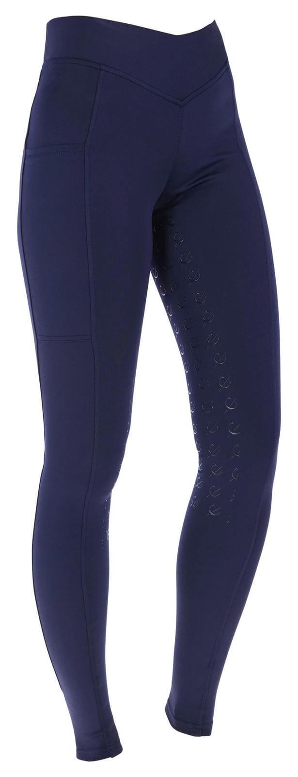 Reitleggings Damen Full-Grip ClassicStar Damenreitleggings Vollbesatz