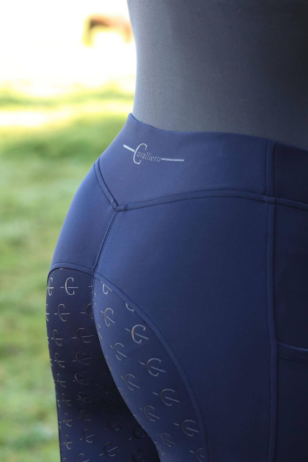 Reitleggings Damen Full-Grip ClassicStar Damenreitleggings Vollbesatz