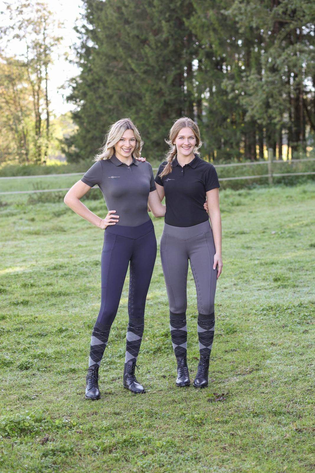 Reitleggings Damen Full-Grip ClassicStar Damenreitleggings Vollbesatz