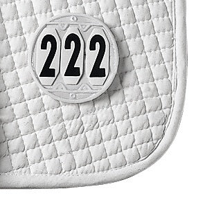 Startnummern Klett für Schabracken