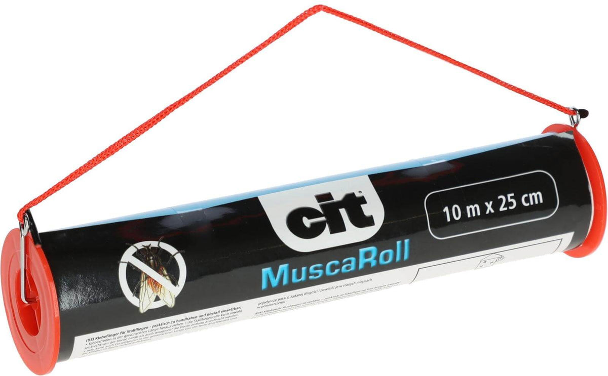 cit Fliegenfänger MuscaRoll Fliegenrolle, rot, Produkt allein auf weißem Hintergrund.