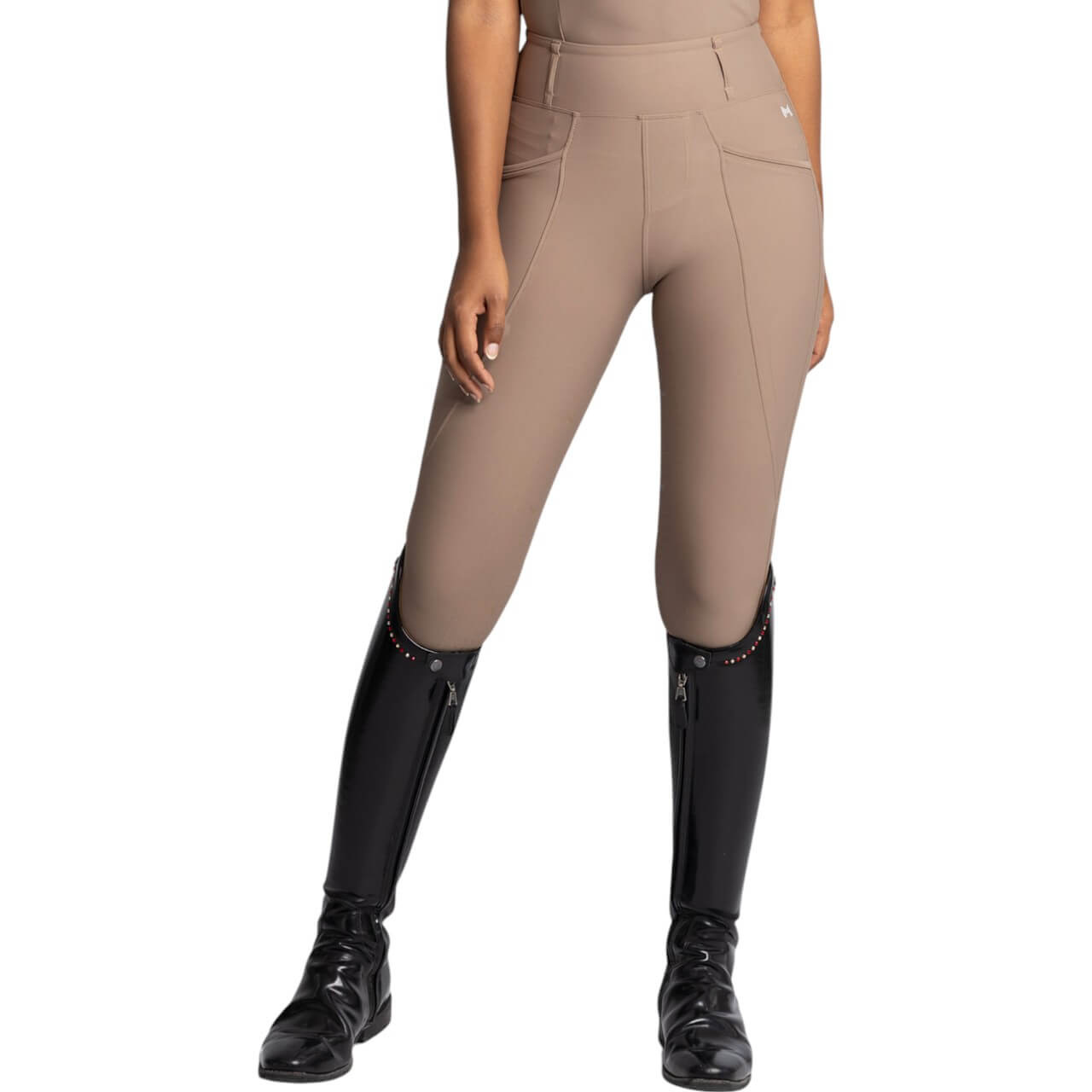Reitleggings Damen Full-Grip Pro Riding Leggings