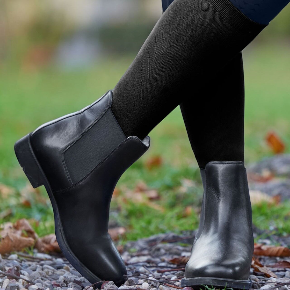 Stiefeletten Winter Jodhpurstiefeletten Reitstiefeletten aus Leder