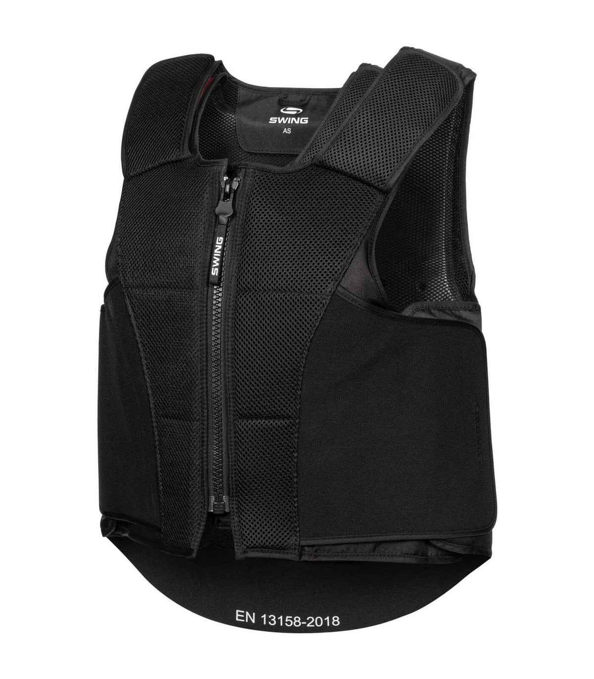 Swing Bodyprotector P24 Max, Kind, Schwarz, Produkt allein auf weißem Hintergrund.