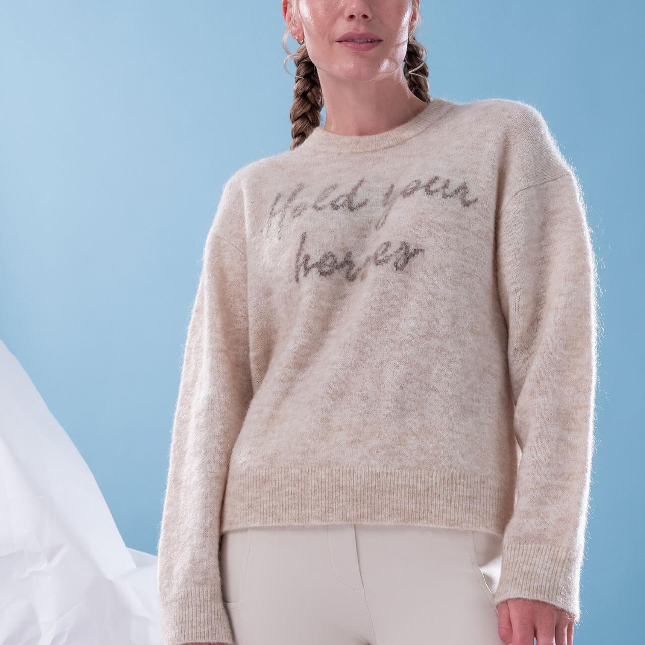 Pullover Damen Quote Mohair Mix Sweater Holiday 2024 Strickpullover