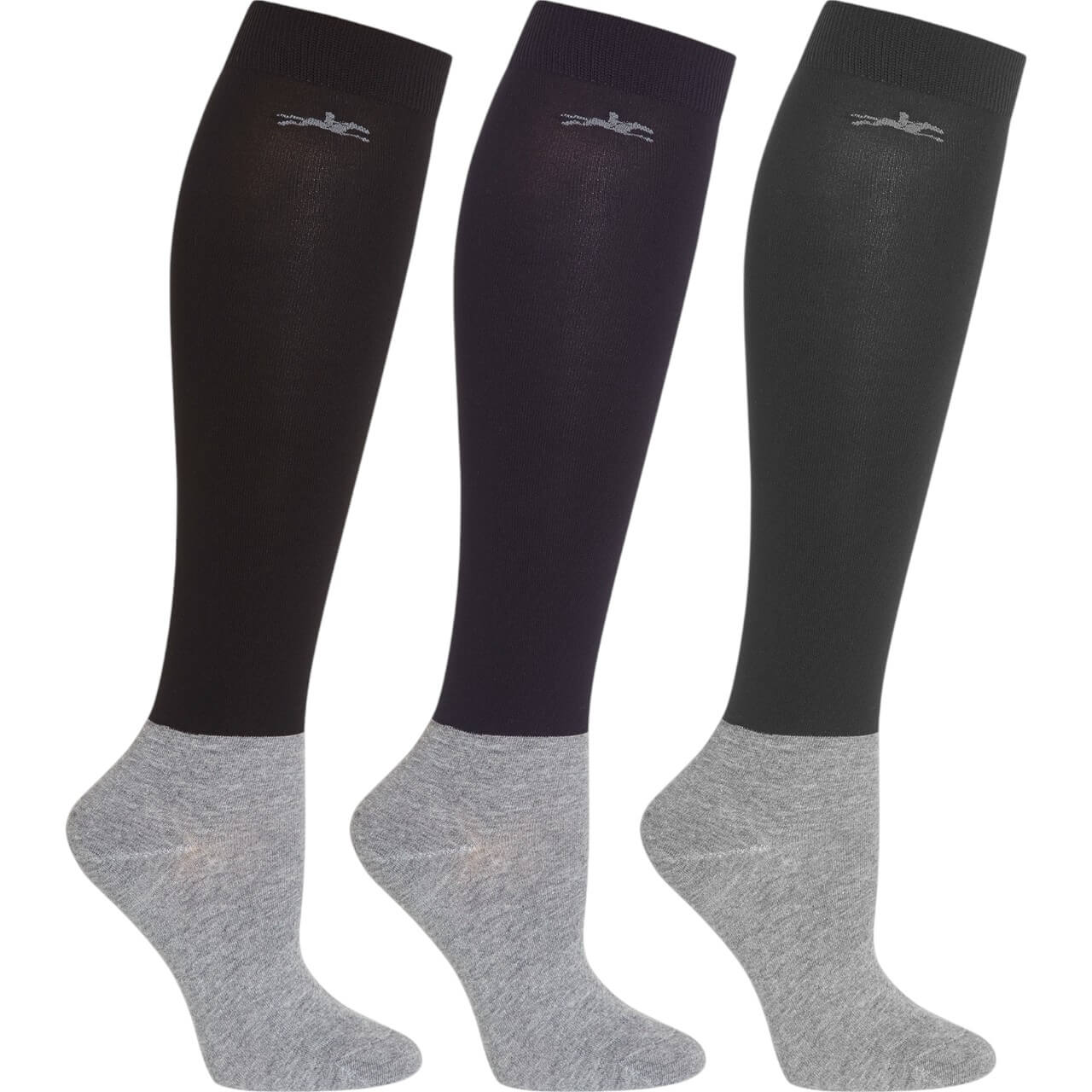 Turnierstrümpfe Show Socks 3er-Pack Reitsocken