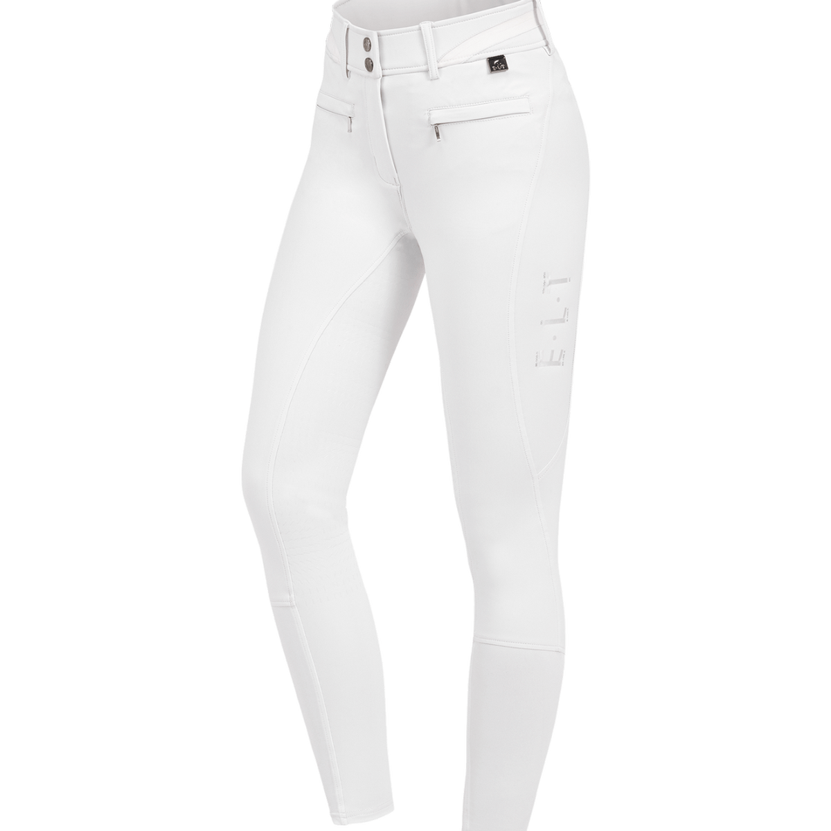Reithose Damen Full-Grip Maja Glam Curved High Waist Damenreithose Vollbesatz