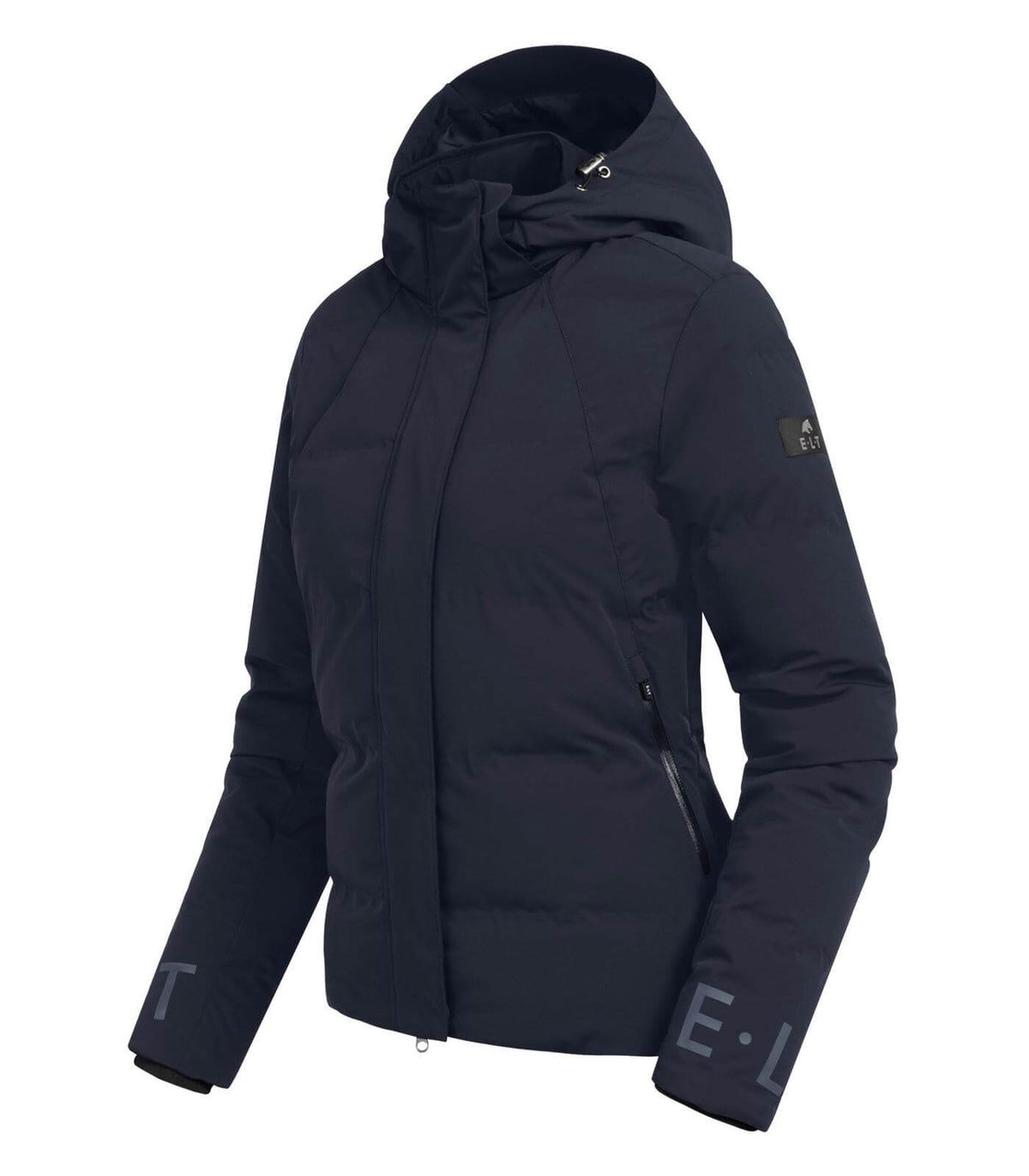 Reitjacke Damen Performance Ohio Jacke, Tiefblau, Produkt allein auf weißem Hintergrund.