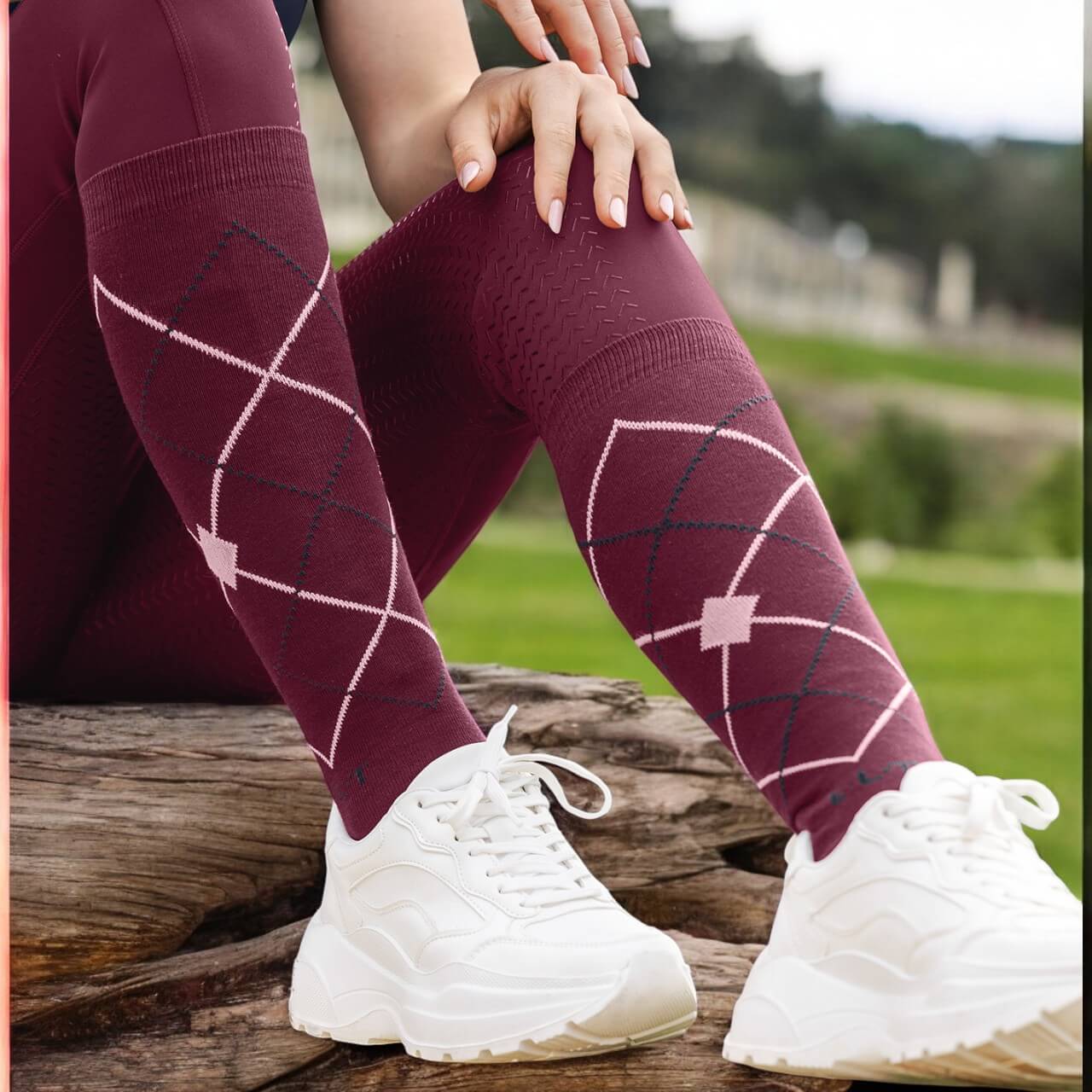 Reitsocken Argyle FS 2025 Socken