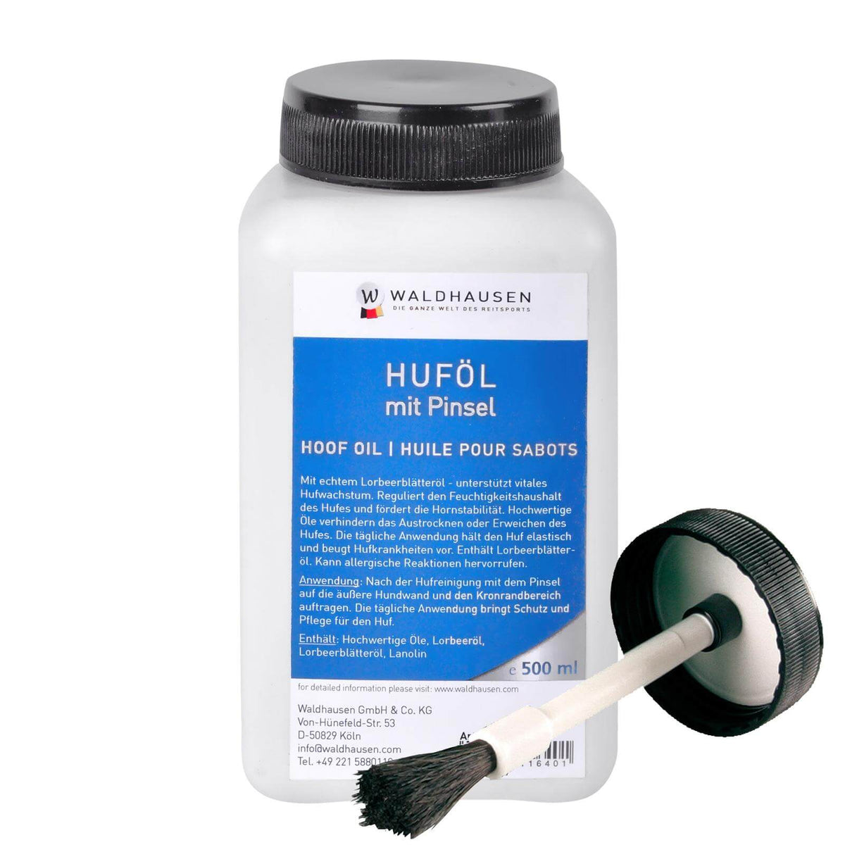 Huföl mit Lorbeeröl, mit Pinsel, 500 ml