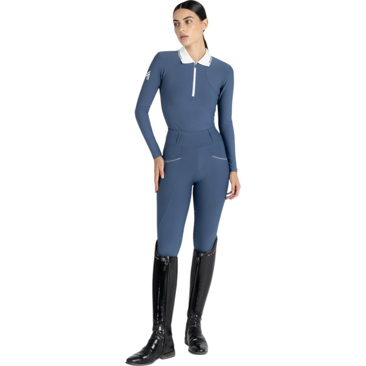 Langarmshirt Damen Concept Long Sleeve Polo Shirt Baselayer