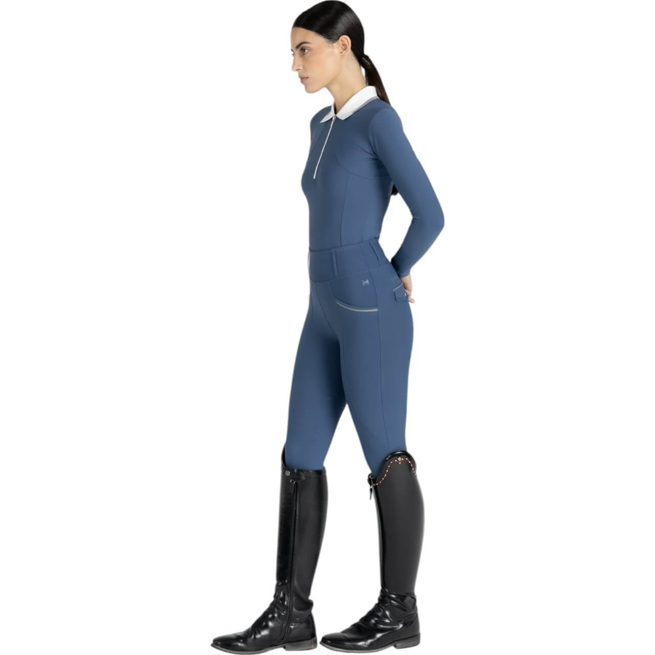 Langarmshirt Damen Concept Long Sleeve Polo Shirt Baselayer