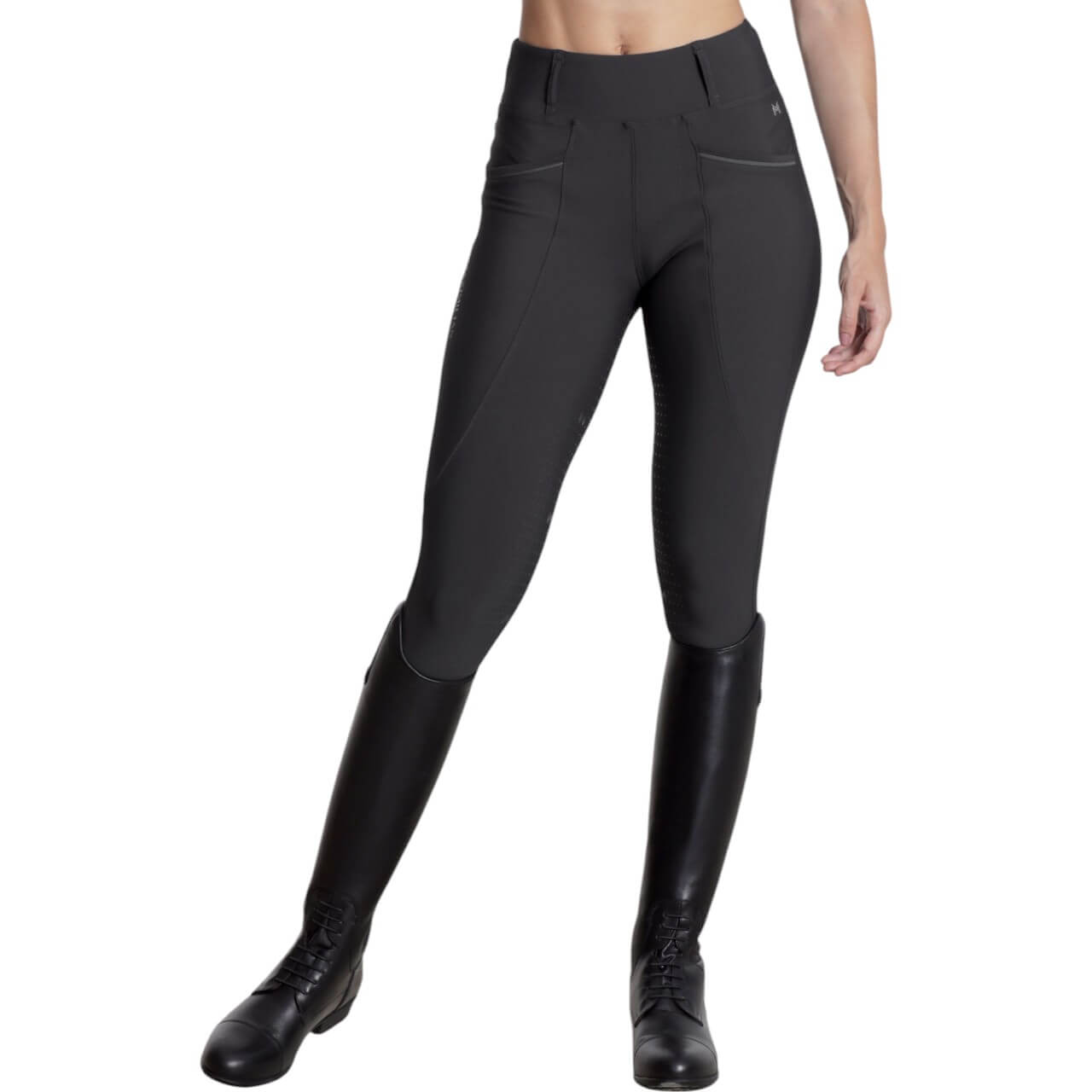 Reitleggings Damen Full-Grip Pro Riding Leggings