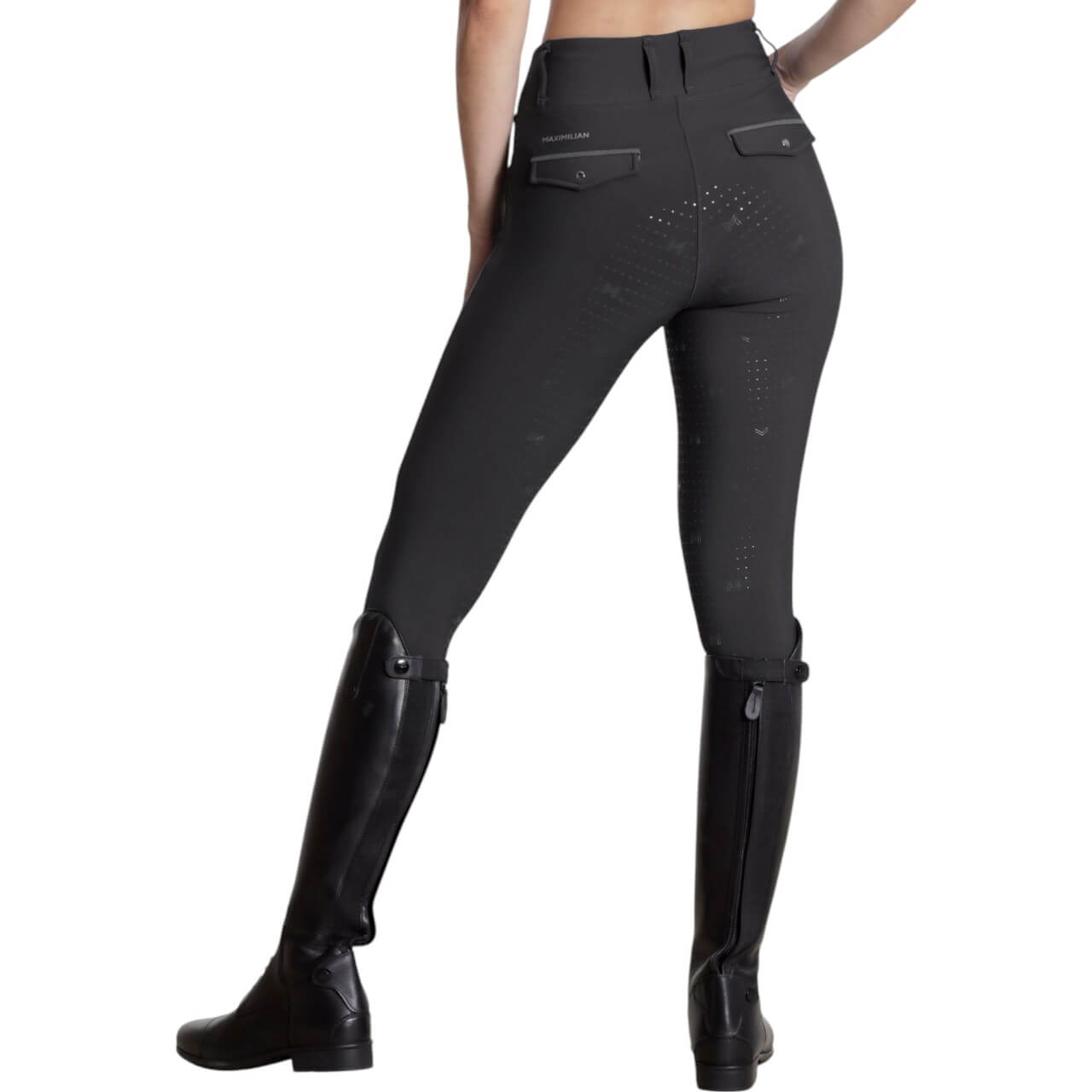 Reitleggings Damen Full-Grip Pro Riding Leggings