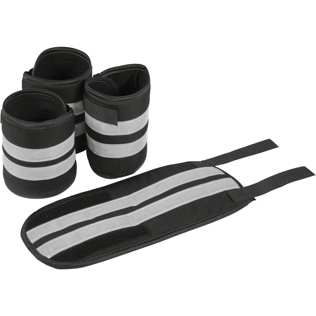 Bandagen Reflex 4er Set mit Reflektierenden Streifen