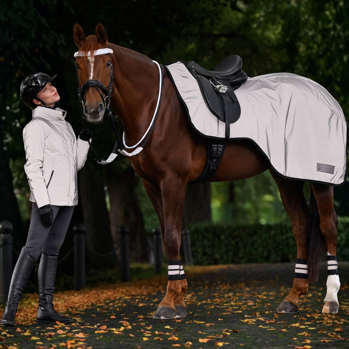 Bandagen Reflex 4er Set mit Reflektierenden Streifen