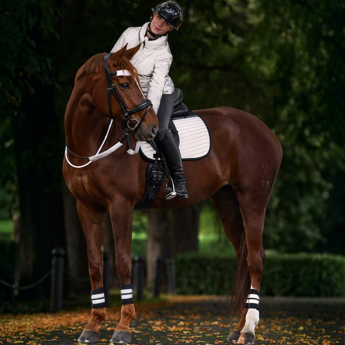 Bandagen Reflex 4er Set mit Reflektierenden Streifen