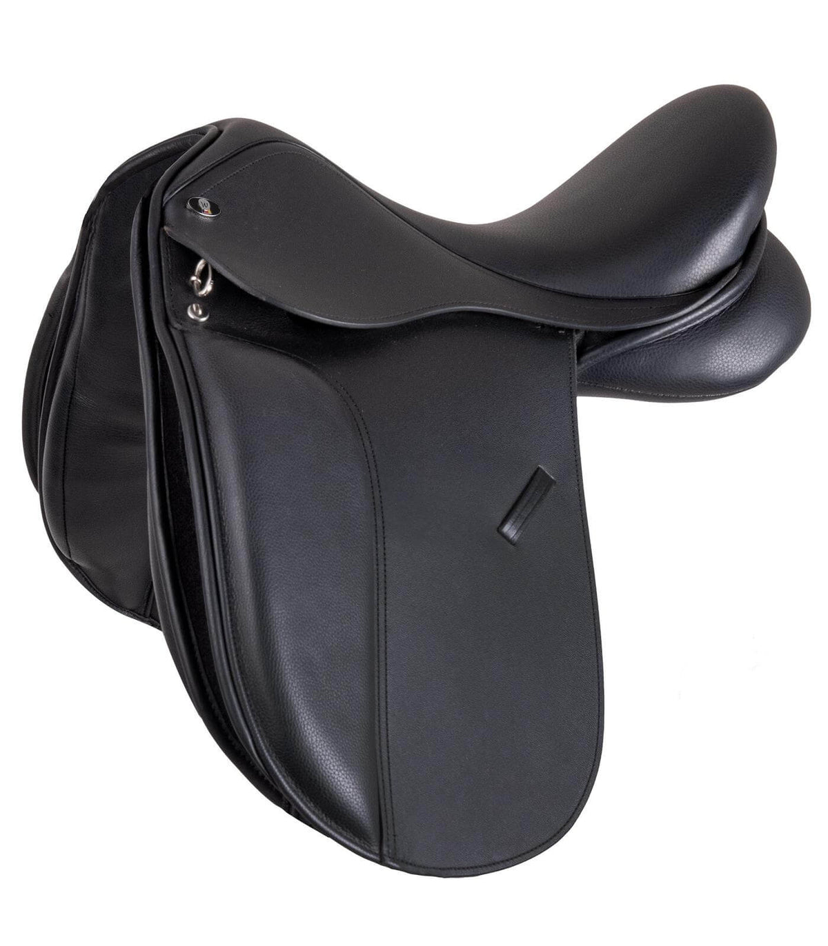 Dressursattel Comfort Pony, Leder, schwarz, 39cm/15,5'