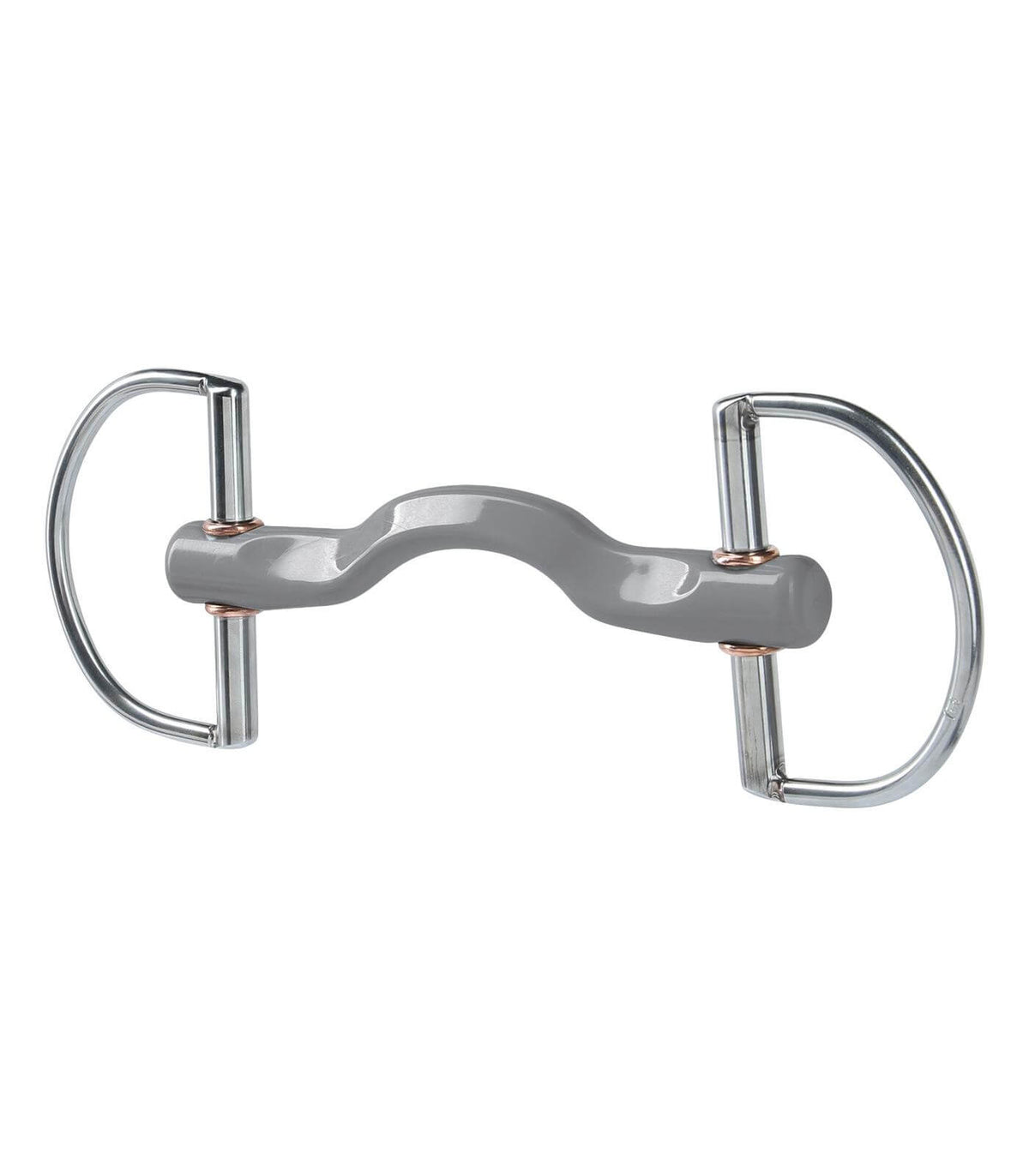 D-Ring Trense Konnex Zungenbogen Soft 18 mm Stangengebiss