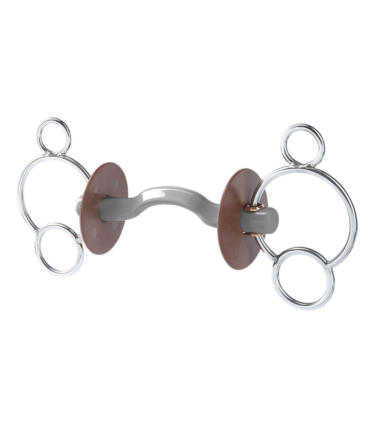 3 Ring Gebiss Konnex Zungenbogen Soft 18 mm Stangengebiss