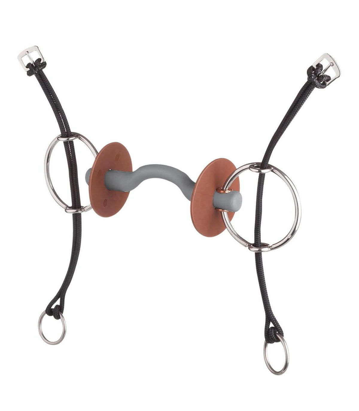 Aufziehtrense Zungenbogenstange Soft 18 mm Stangengebiss