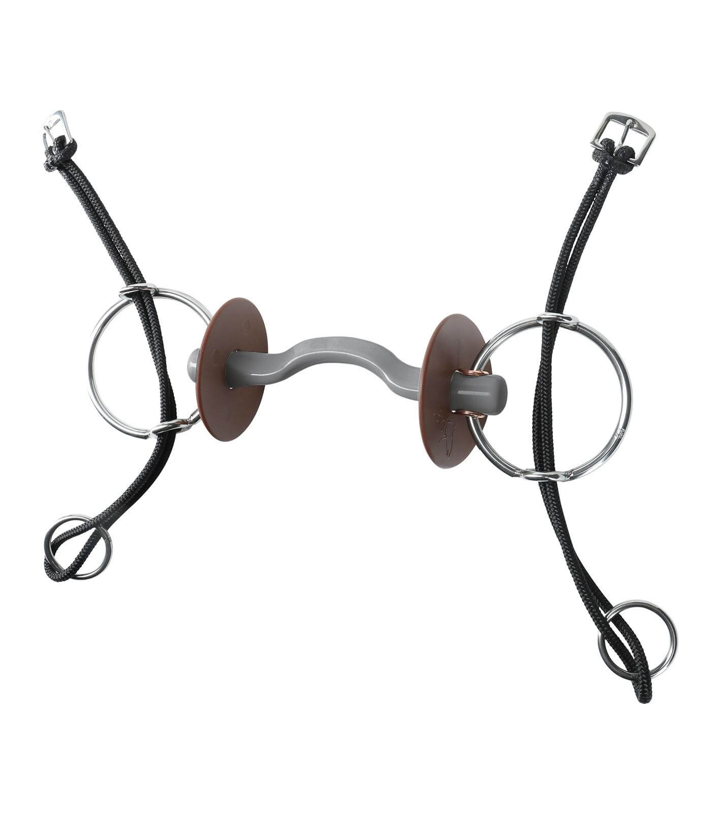 Aufziehtrense Konnex Zungenbogen Soft 18 mm Stangengebiss