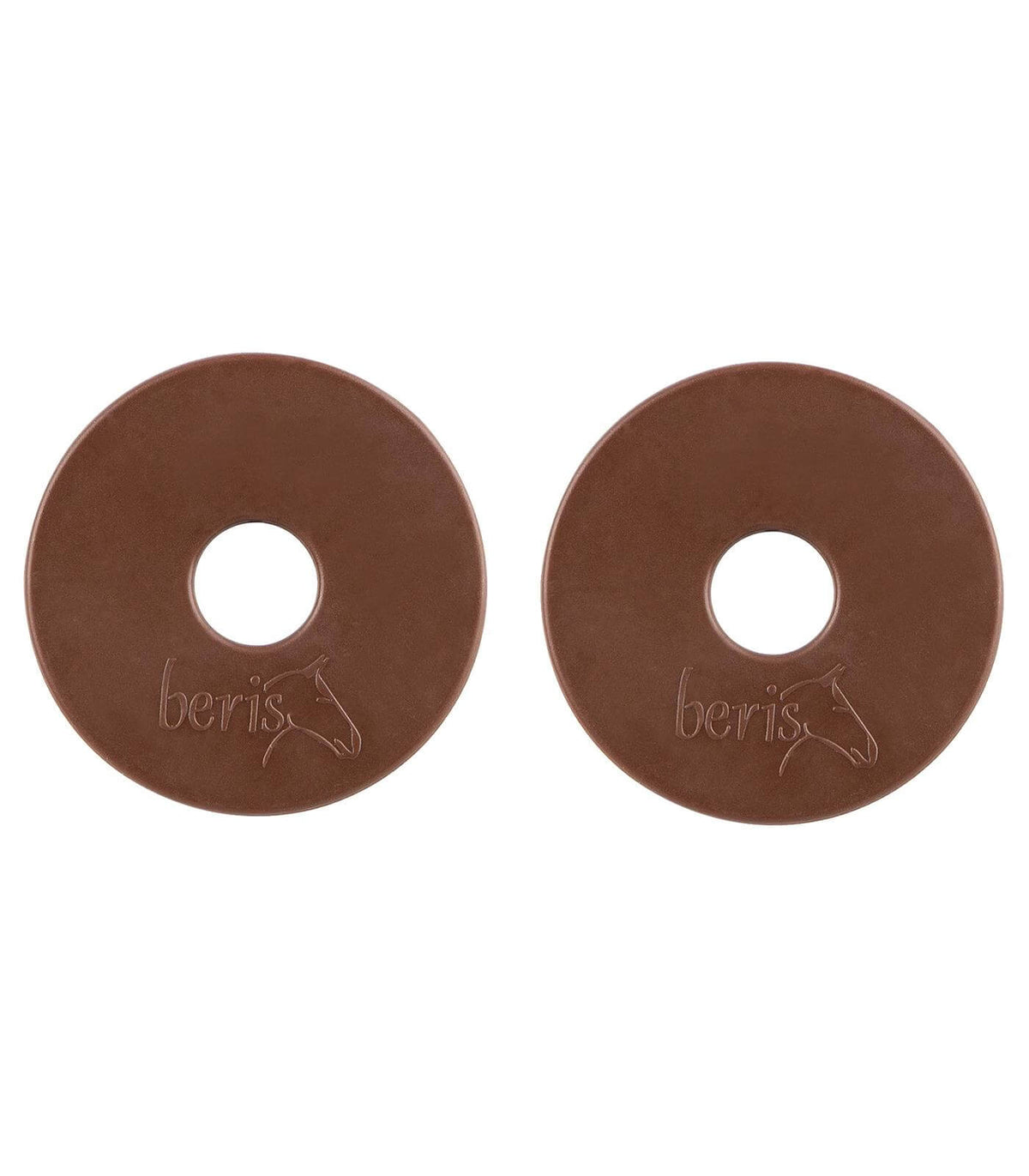 Gebissscheiben Gummi Braun