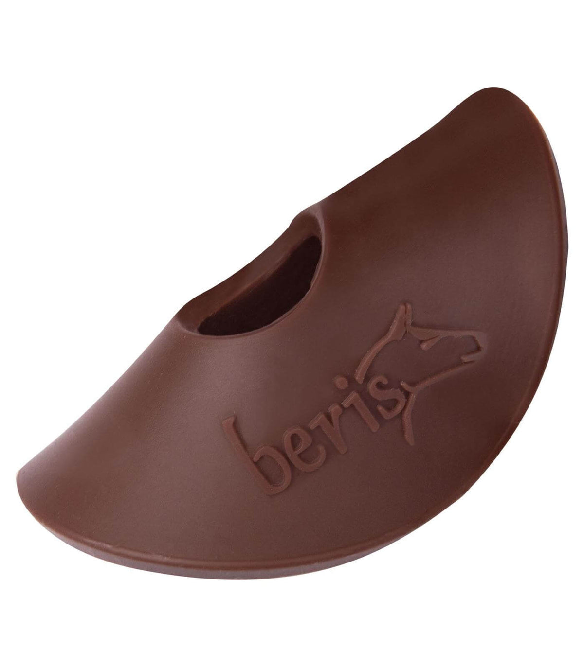 Beris Bits Gebissscheiben Gel Extra Soft Braun, Produkt allein auf weißem Hintergrund.