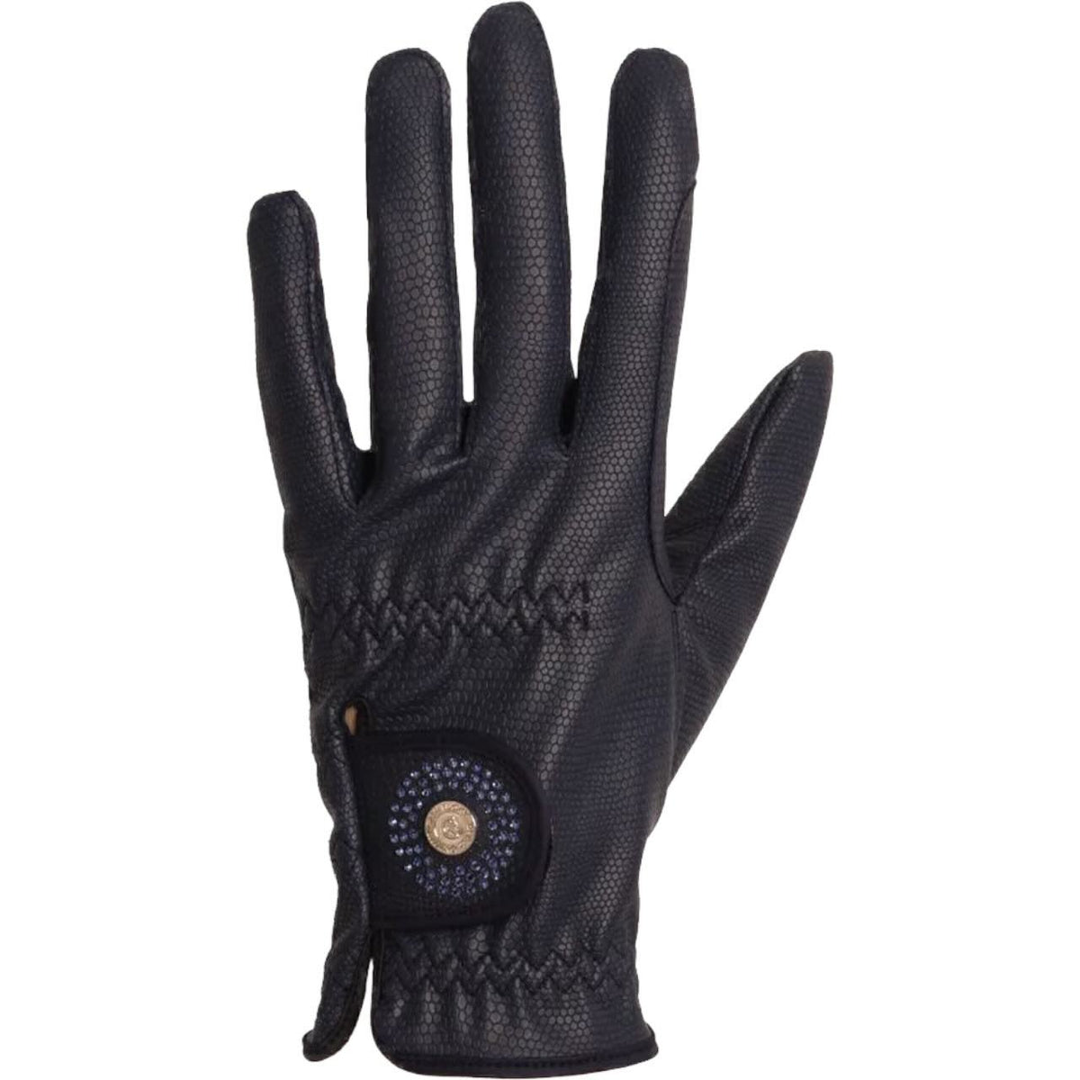 Reithandschuhe Dark Glitter Grip Handschuhe