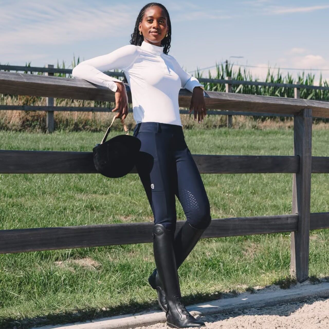 Reitleggings Damen Knee-Grip Classic Leggings