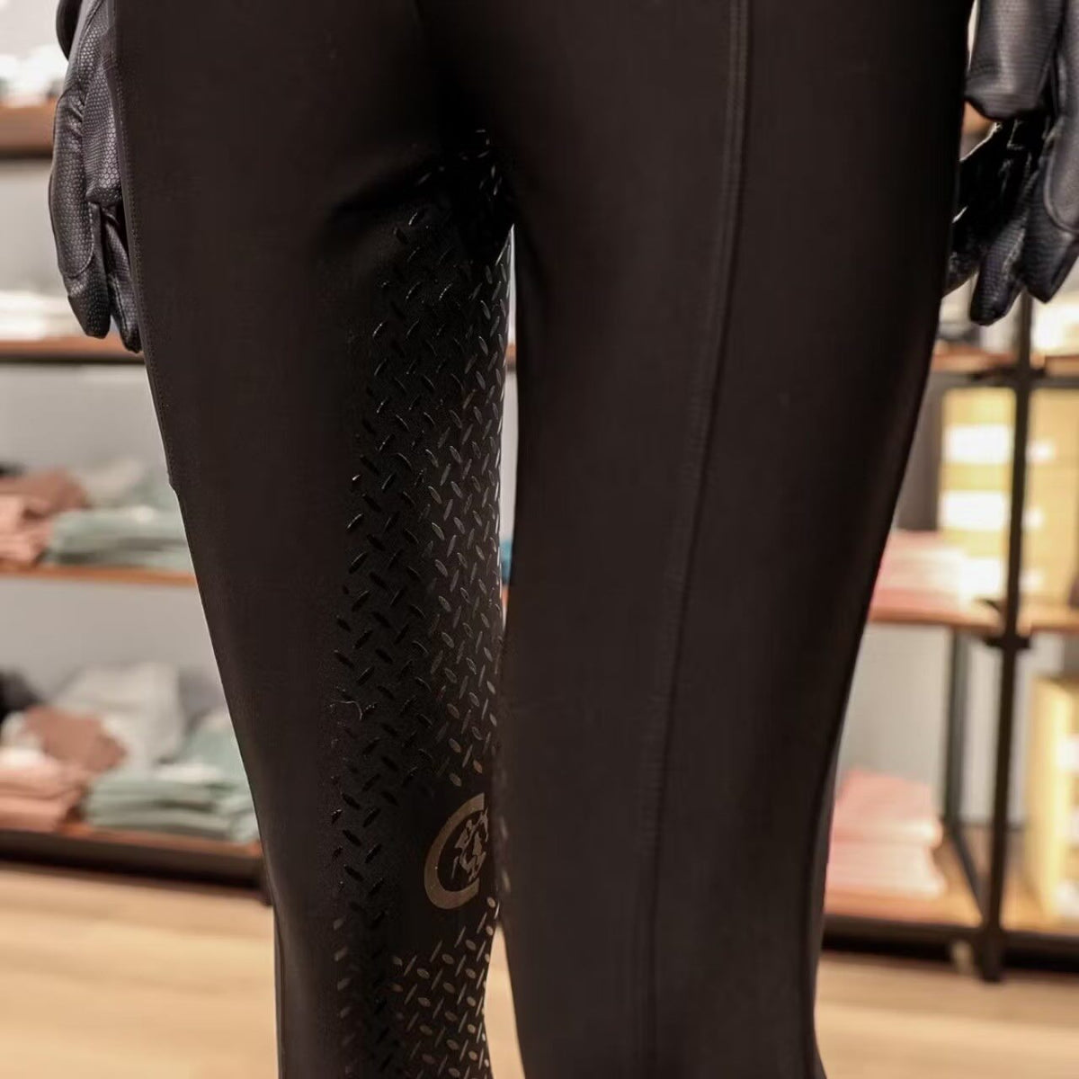 Reitleggings Damen Full-Grip Classic Leggings