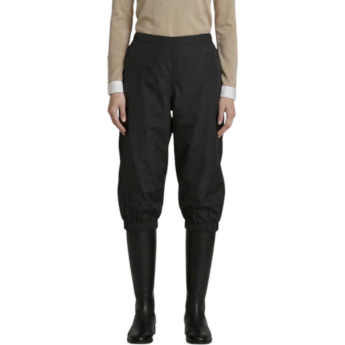 Pantalón de montar impermeable con refuerzo en la rodilla, pantalón para llevar encima