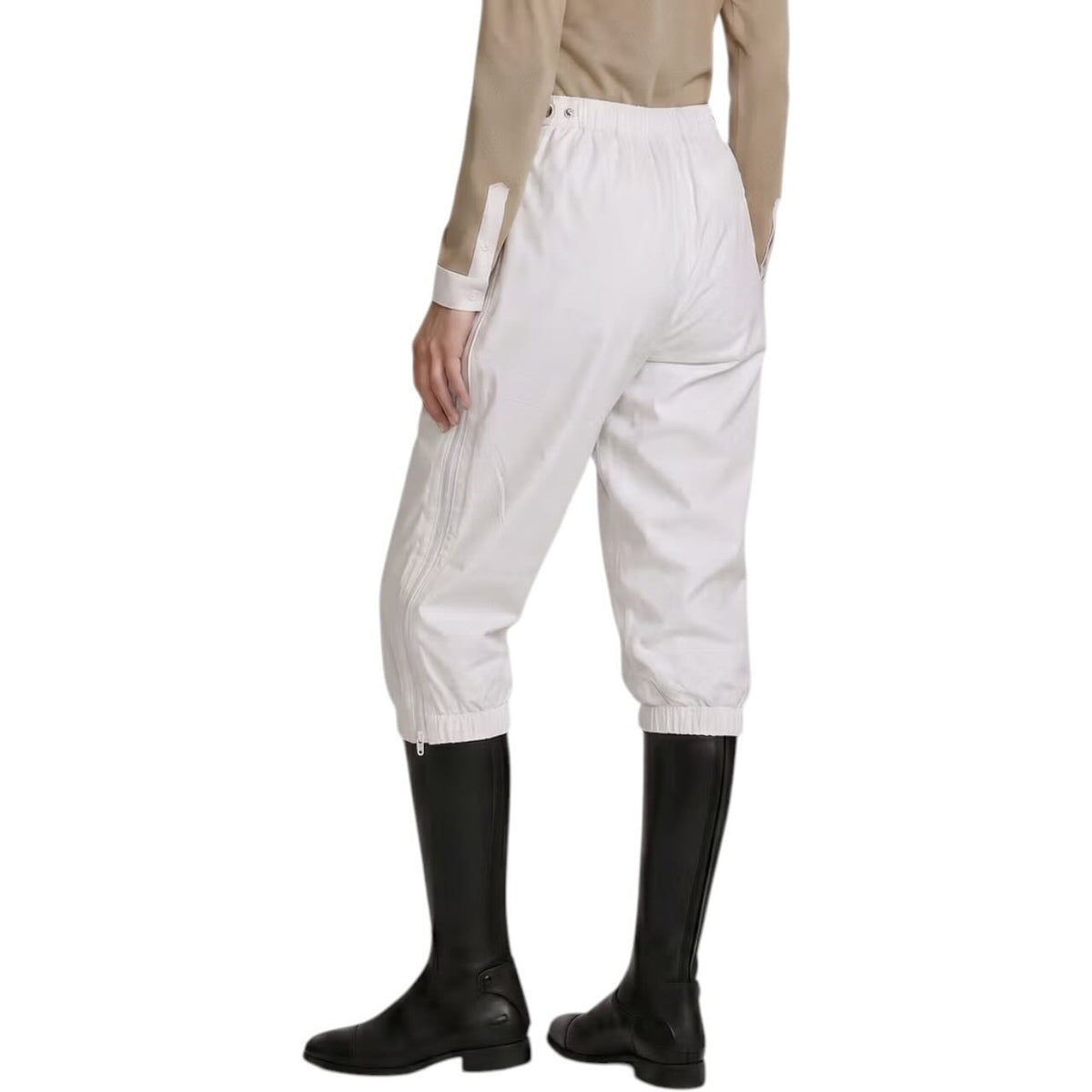 Pantalon d'équitation de pluie avec bas de jambe à enfiler
