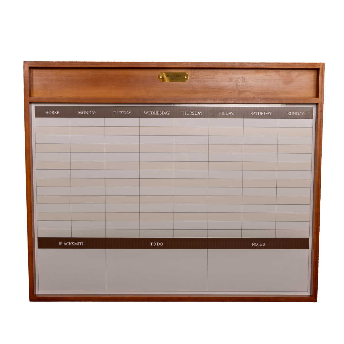 Stallplaner magnetisch mit Rahmen 100 x 84 cm Plantafel