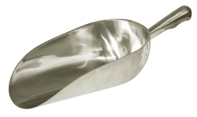 Abwiegeschaufel aus Aluminium