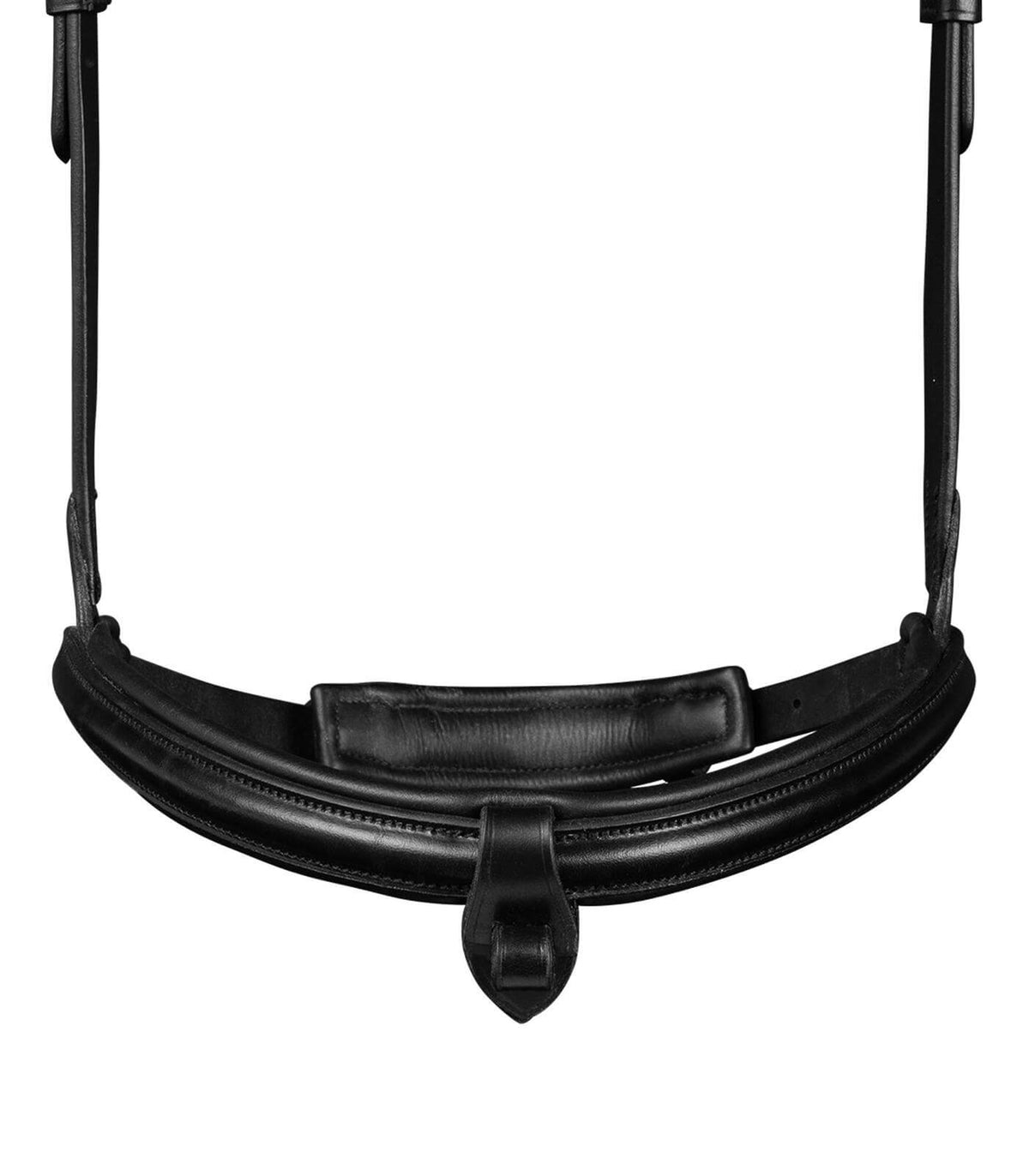 S-Line Trensenzaum Harmony, Schwarz, Detailaufnahme der Trense auf weißem Hintergrund.