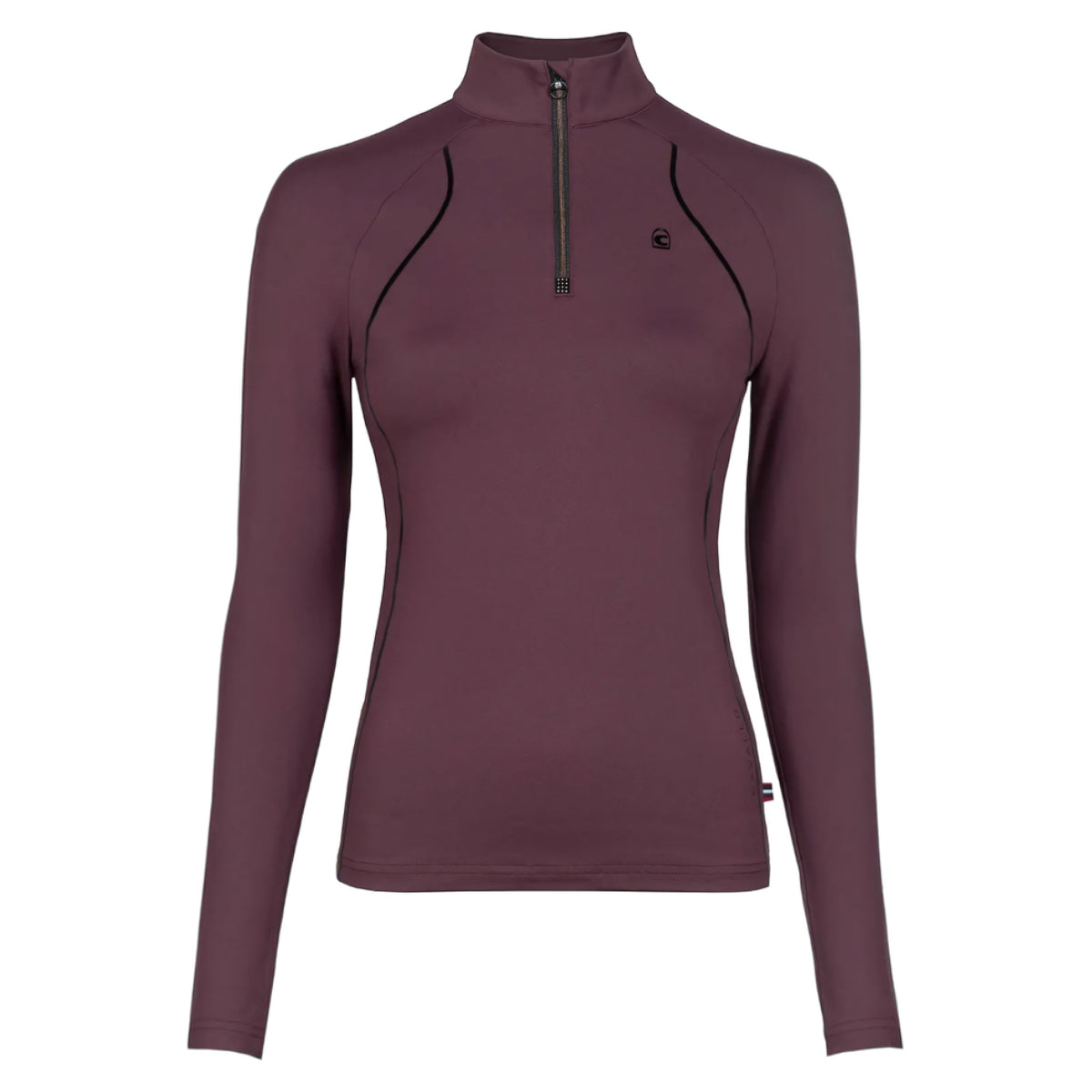 Halfzip-skjorte dame CAVALDIVYA HW2026-halfzip-skjorte